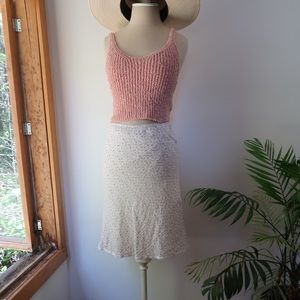 Dainty 2000s Floral Print Skirt